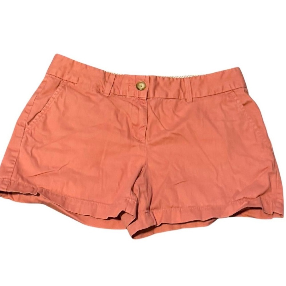 LOFT Orange Bermuda Shorts Casual Cotton Blend